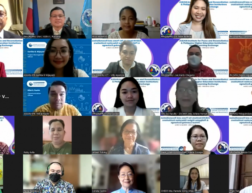 OPAPRU holds virtual learning exchange between ASEAN-Institute for Peace and Reconciliation and Philippine Higher Education Institutions