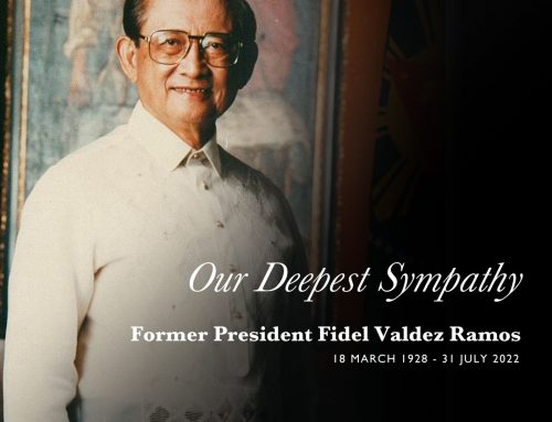 Message of  Sec. Carlito G. Galvez, Jr.  Presidential Adviser on Peace, Reconciliation and Unity On the passing of former President Fidel V. Ramos |    01 August 2022