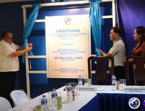 Surigao del Norte PLGU, OPAPRU lead launching of Peace Center