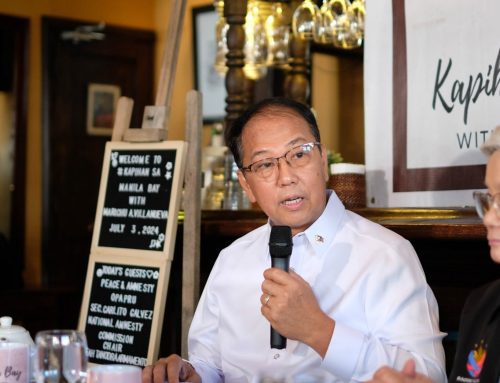 Galvez bats for creation of Department of Peace